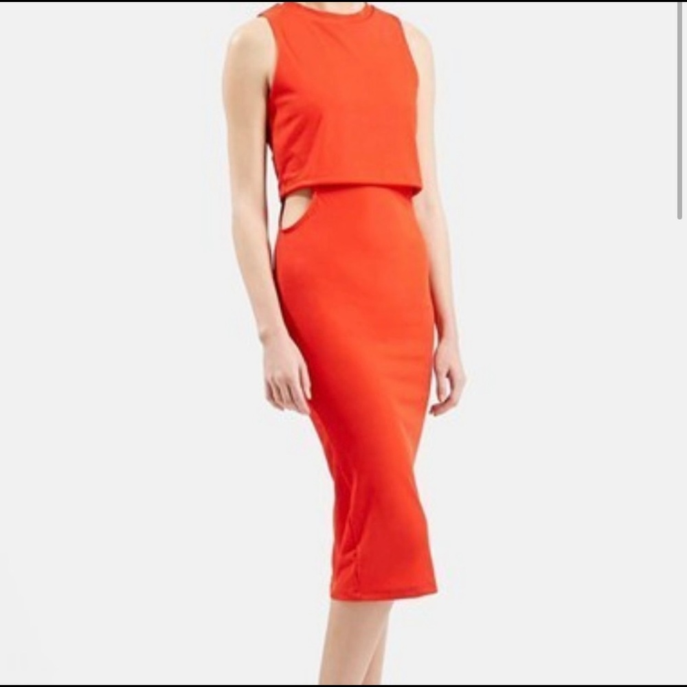 Top shop cut out dress